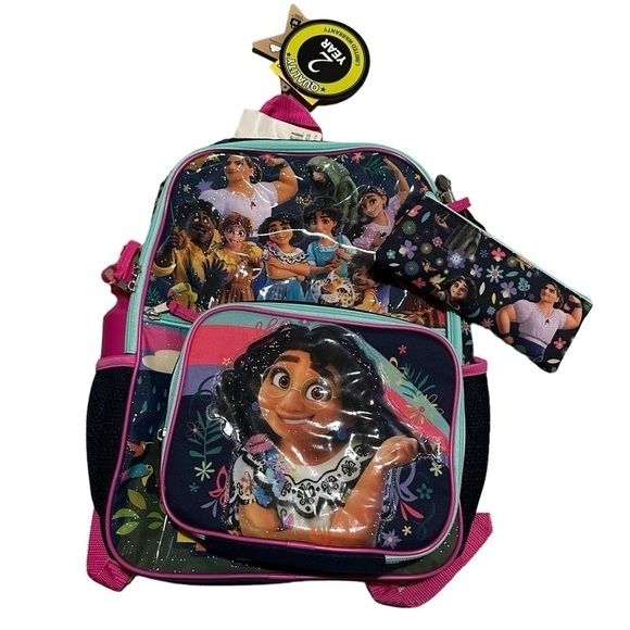 NWT Encanto backpack, lunch box, pencil case, and water bottle set - Picture 1 of 6